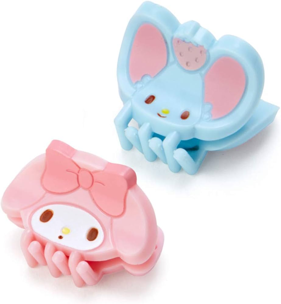 Amazon.com: SANRIO My Melody Hair Clip 4 Piece Kids Womens Adults