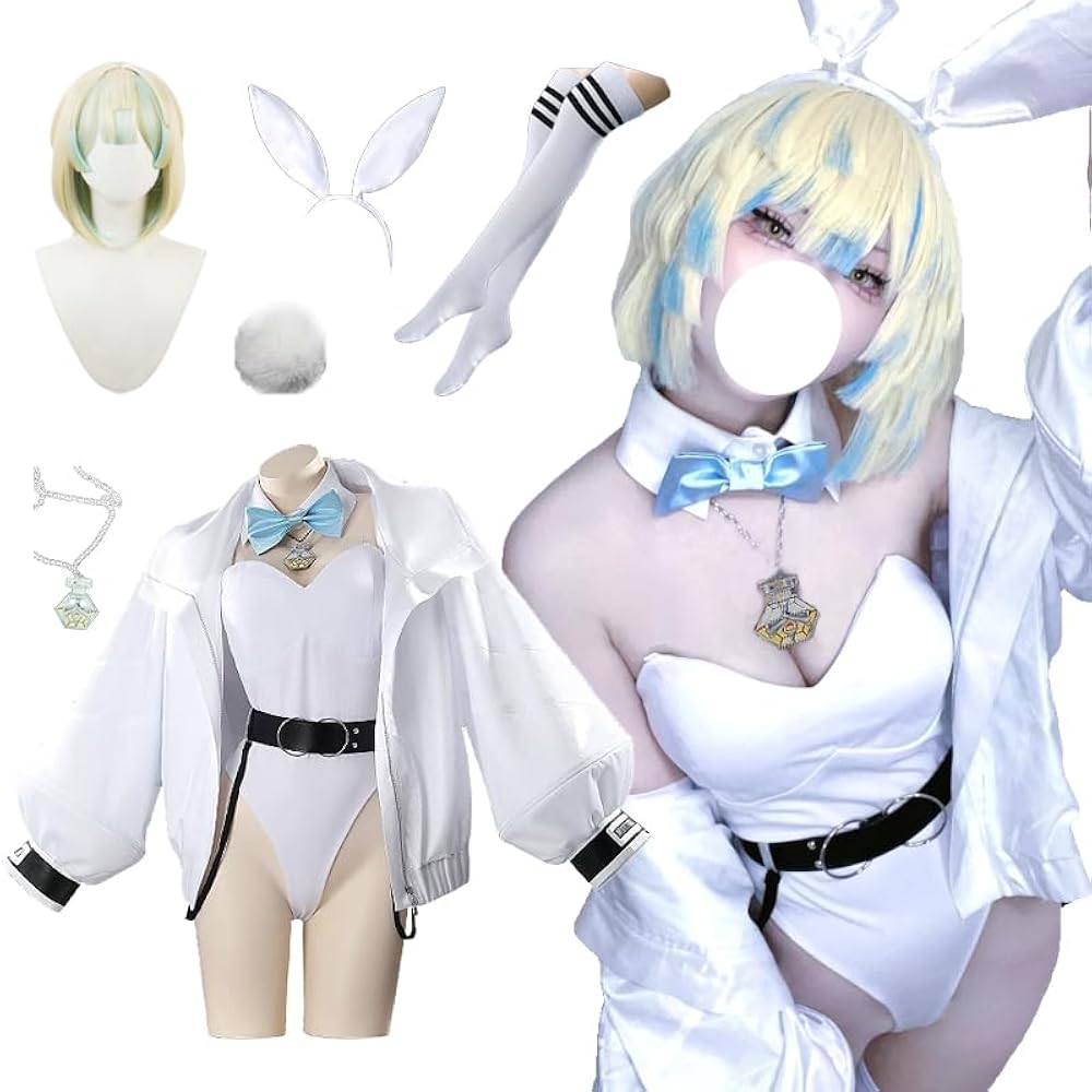 Amazon.co.jp: ｢Lemon COS｣緋八マナ コスプレ衣装 逆バニー 女体化