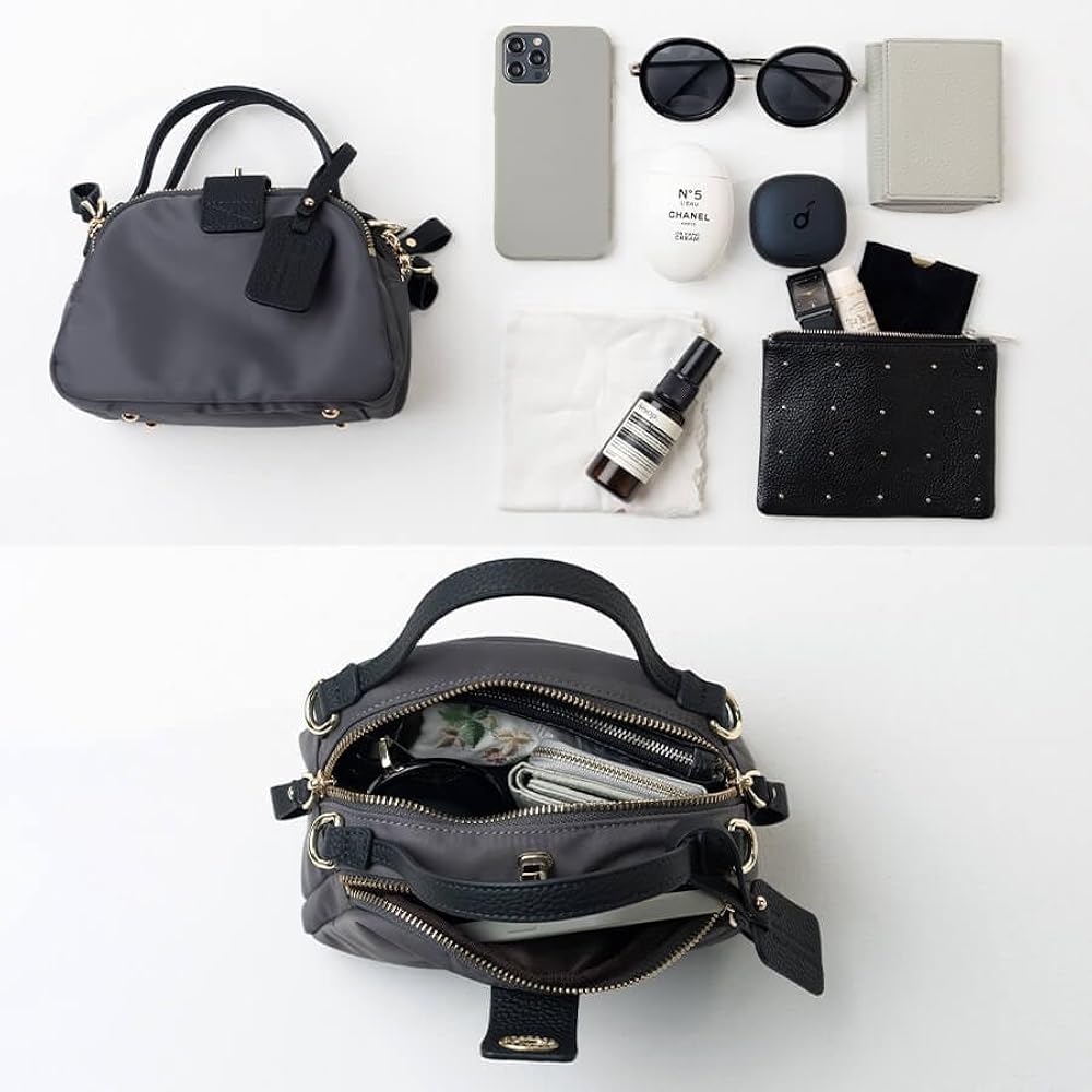 Amazon | [ヘイニ] ベイビーナイロンロシェ ミニショルダーバッグ 2way