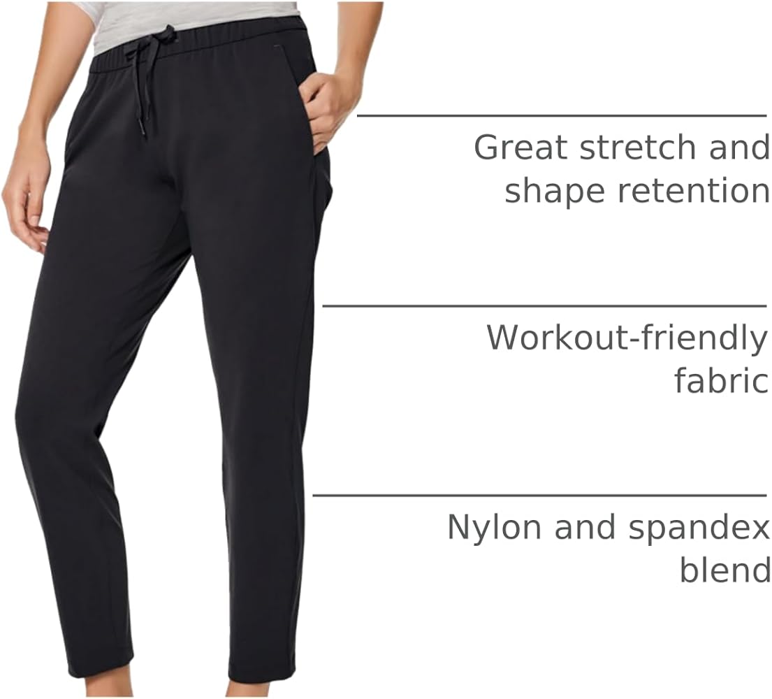 Amazon.com: AJISAI Petite 7/8 Joggers Travel Pants with Pockets