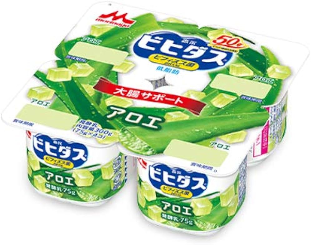 Amazon | 森永 ビヒダスBB536 アロエ4ポット 6パック | morinaga
