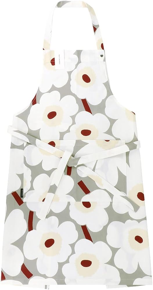 Amazon.co.jp: [マリメッコ] ピエニウニッコ エプロン （ダークレッド