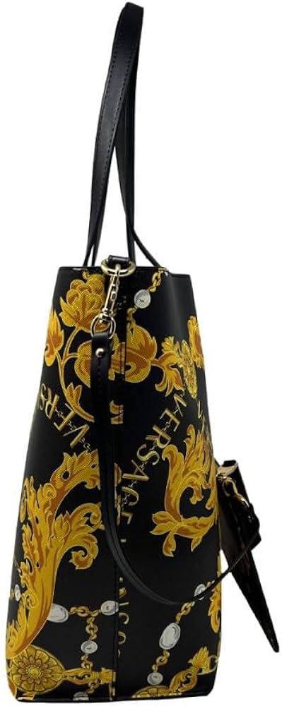 Amazon | VERSACE JEANS COUTURE レディース トートバッグ ブラック