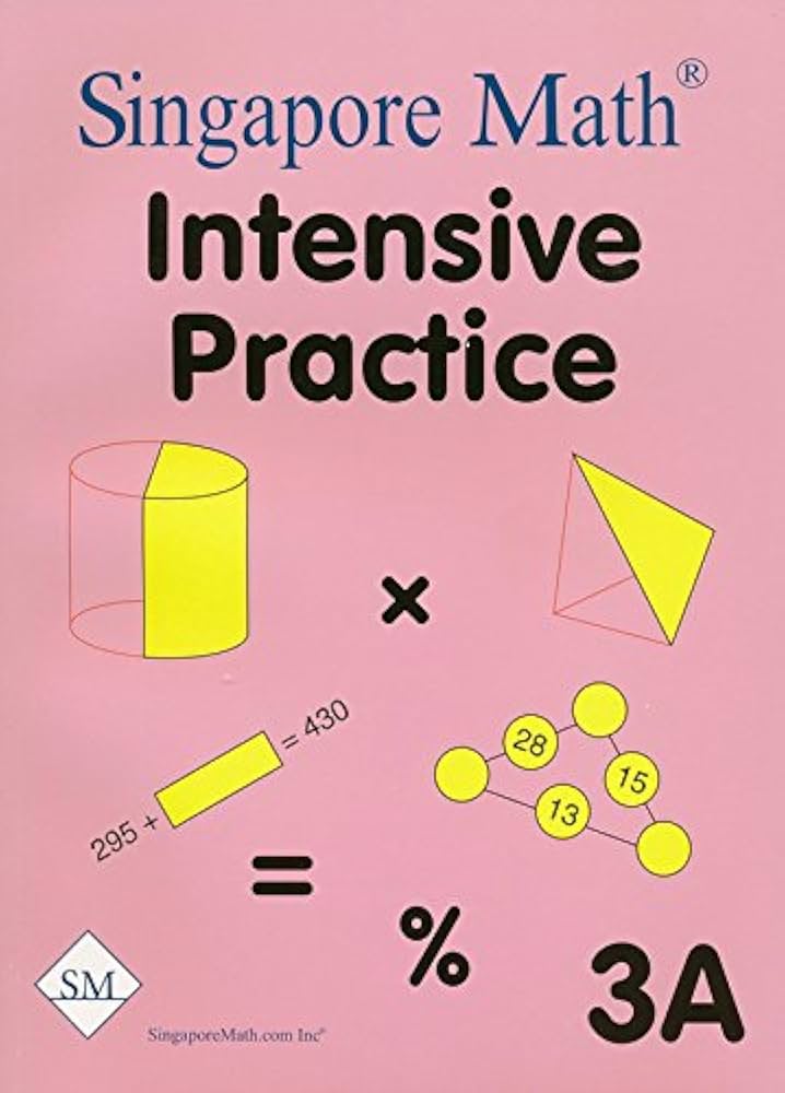 Singapore Math 3 Books Set for Grade 3 - Singapore Math Intensive