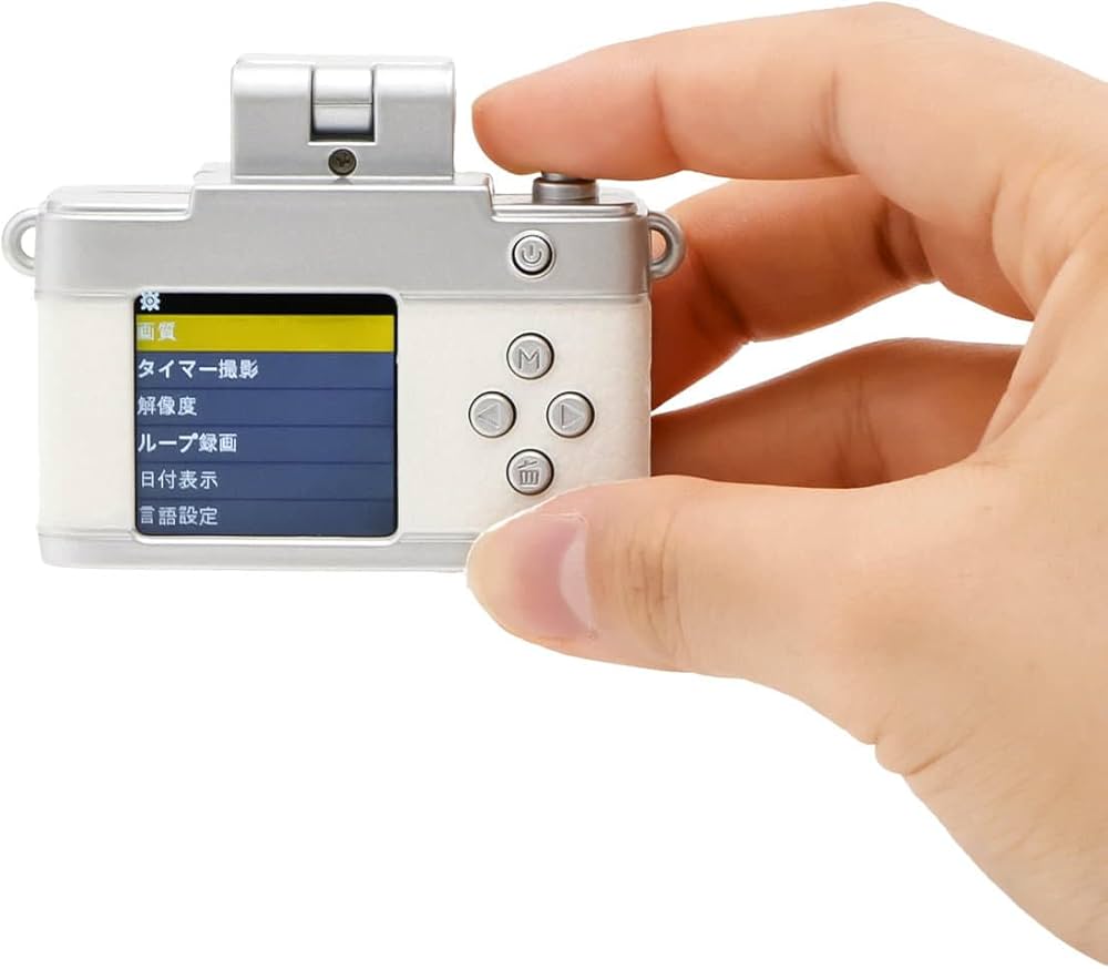 Amazon.co.jp: 3coins ミニ トイカメラ（ブルー） キッズカメラ レトロ