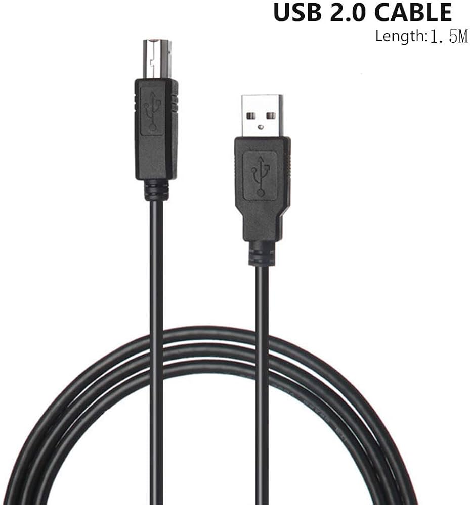 Amazon.com: WEARE USB B MIDI Cable USB 2.0 Cord Compatible for