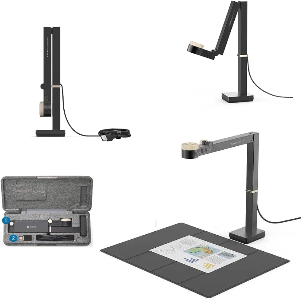 Amazon | CZUR 変幻自在な3in1多機能ドキュメントスキャナー WEBカメラ