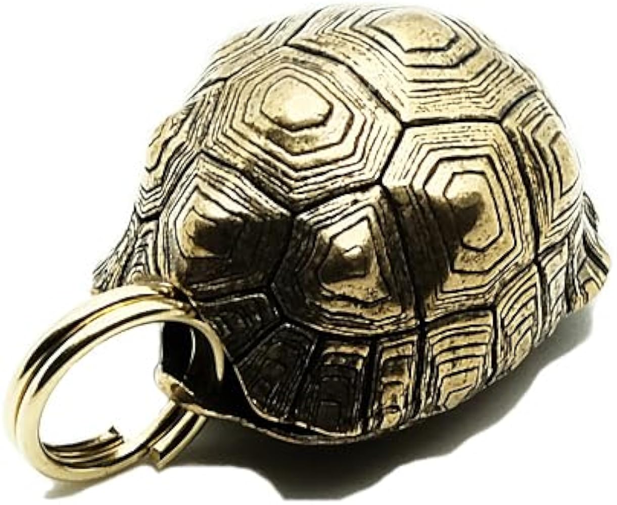 Amazon.co.jp: [BRASS STORE] 真鍮 キーホルダー（甲羅）リクガメ 陸亀