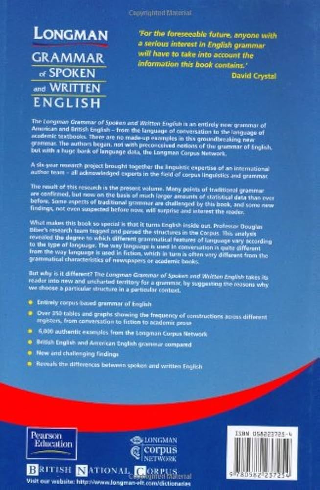 Longman Grammar of Spoken and Written English: Biber, Douglas
