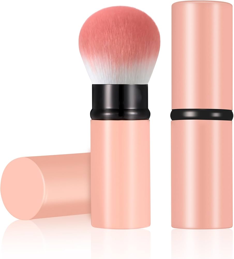 Amazon.com: Falliny Retractable Makeup Brush, Travel Kabuki Face