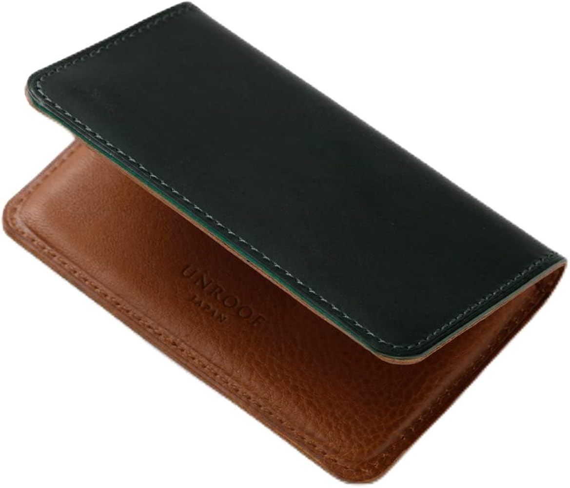 Amazon | [UNROOF] [アンルーフ] 本革 名刺入れ 上質 イタリアンレザー
