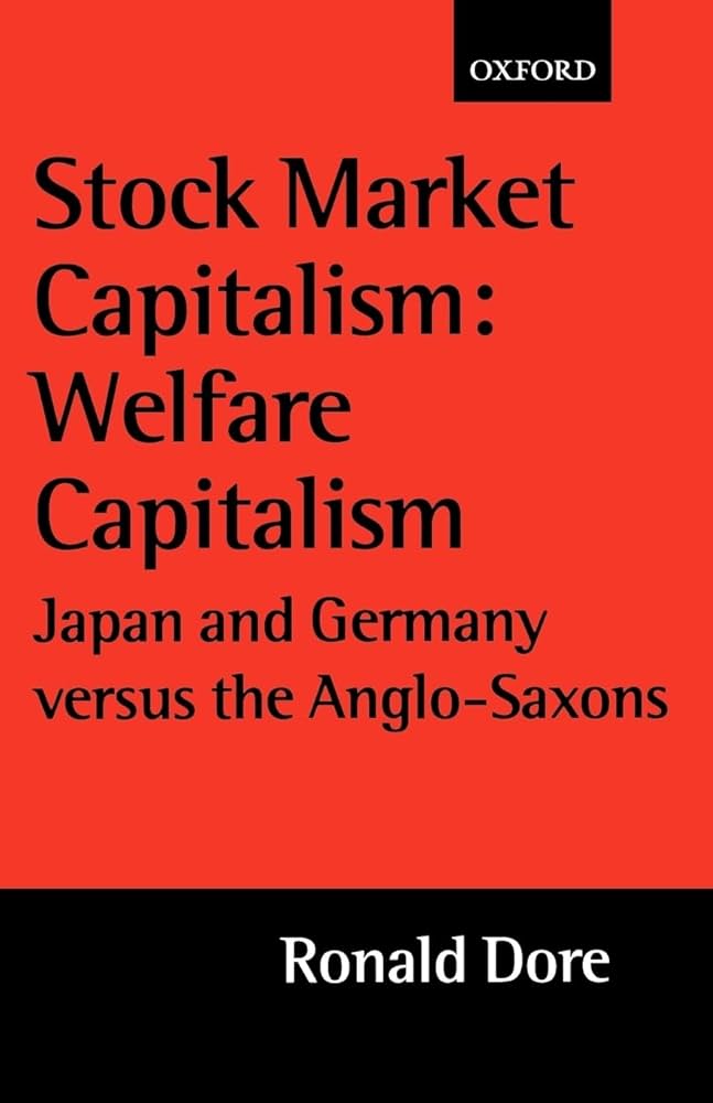 Amazon.com: Stock Market Capitalism: Welfare Capitalism: Japan and