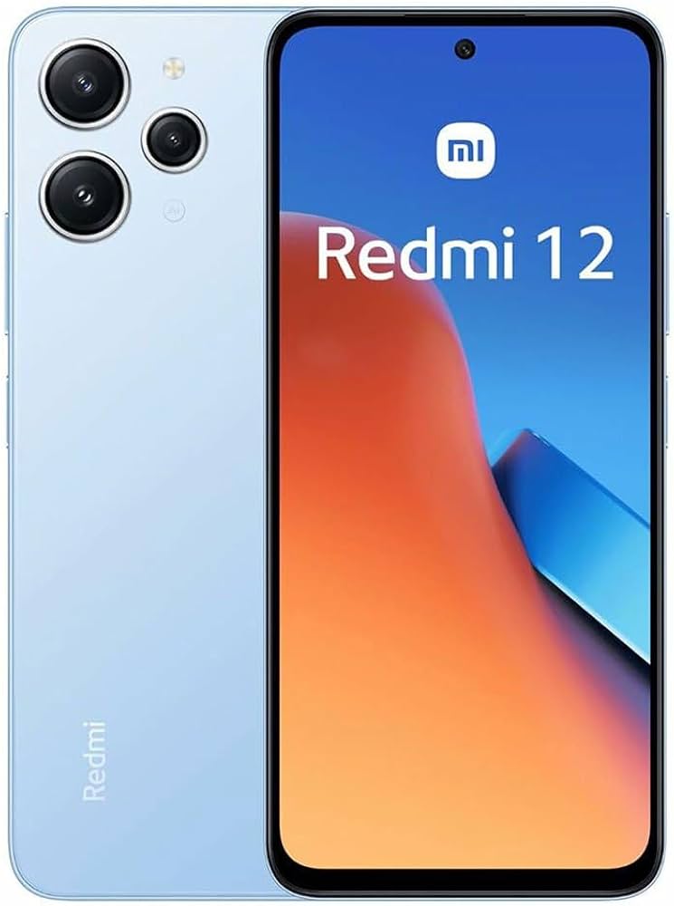 Xiaomi Redmi 12 (Sky Blue 8GB RAM, 256 Storage) - MediaTek G88