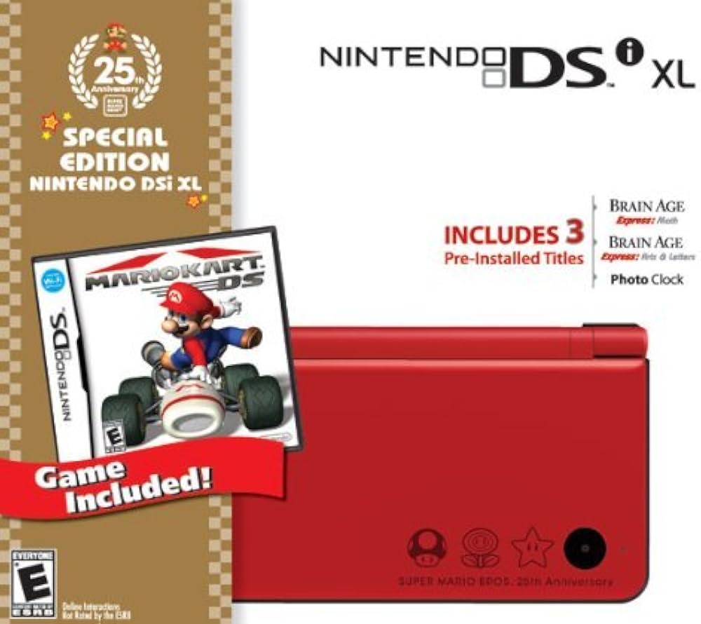 Amazon.com: Nintendo DSi XL - 25th Anniversary Edition Red