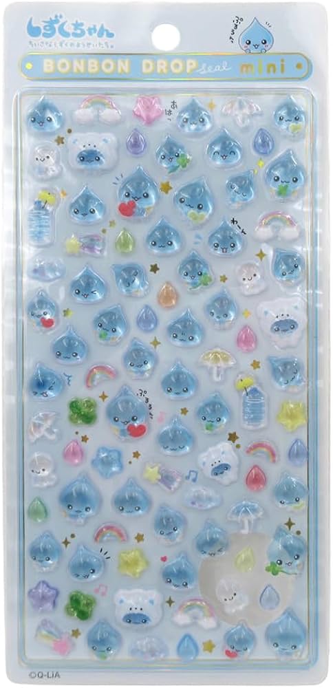 Amazon.co.jp: クーリア シール ボンボンドロップシール ミニ しずく