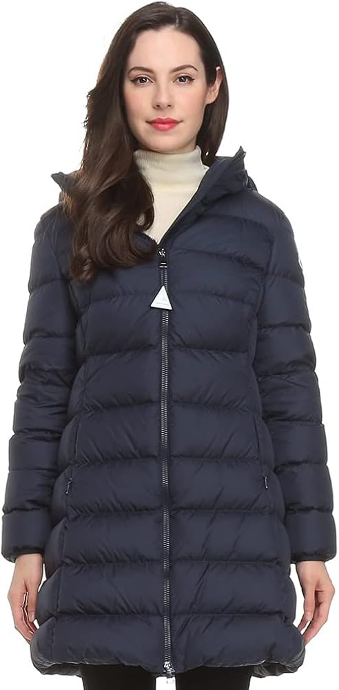 Amazon | [モンクレール] フード着脱 フルジップ ロング ダウン