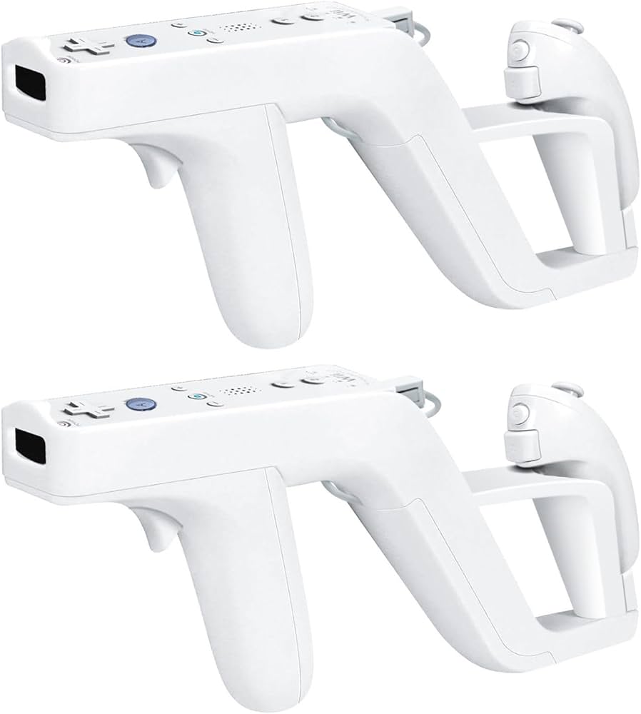 2 X Zapper GUN for Nintendo Wii Wireless Remote Controller Game