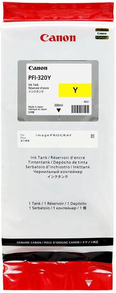 Amazon.co.jp: キヤノン 2893C001 インクタンク PFI-320Y イエロー