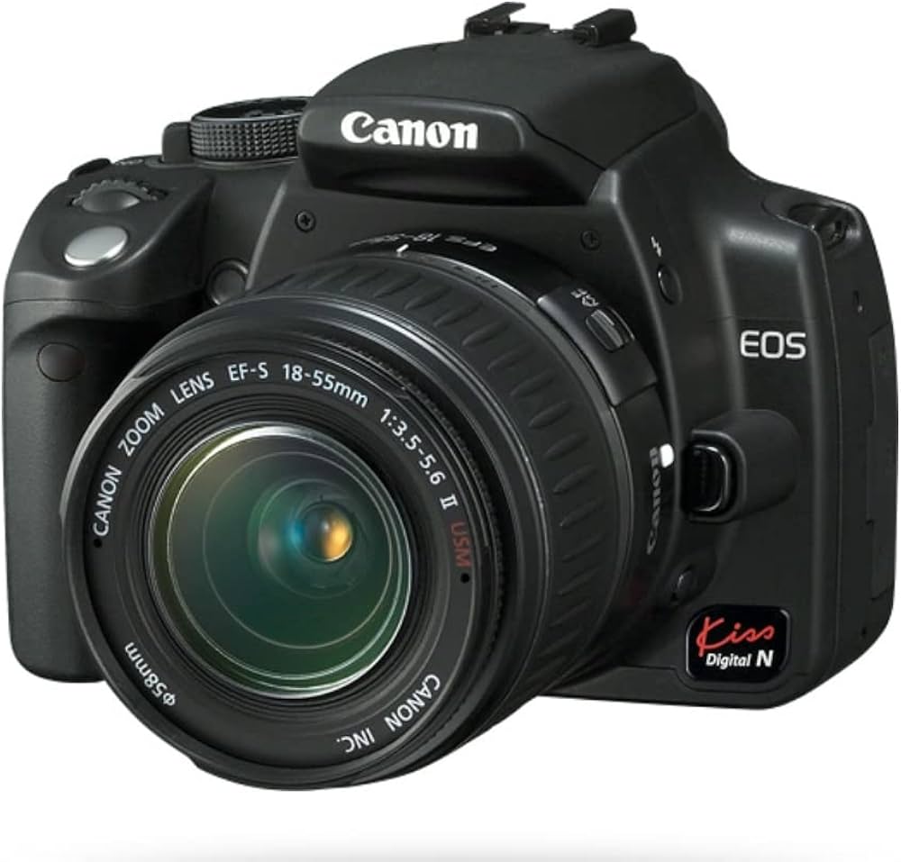 Amazon | Canon EOS kiss Digital N レンズキットブラック | デジタル