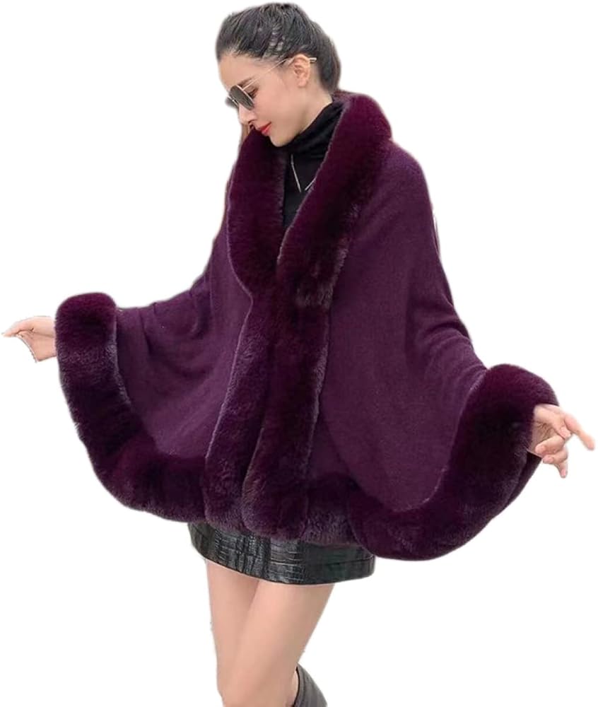 Amazon | [Donahutt03] ファーコート ファーケープ レディース