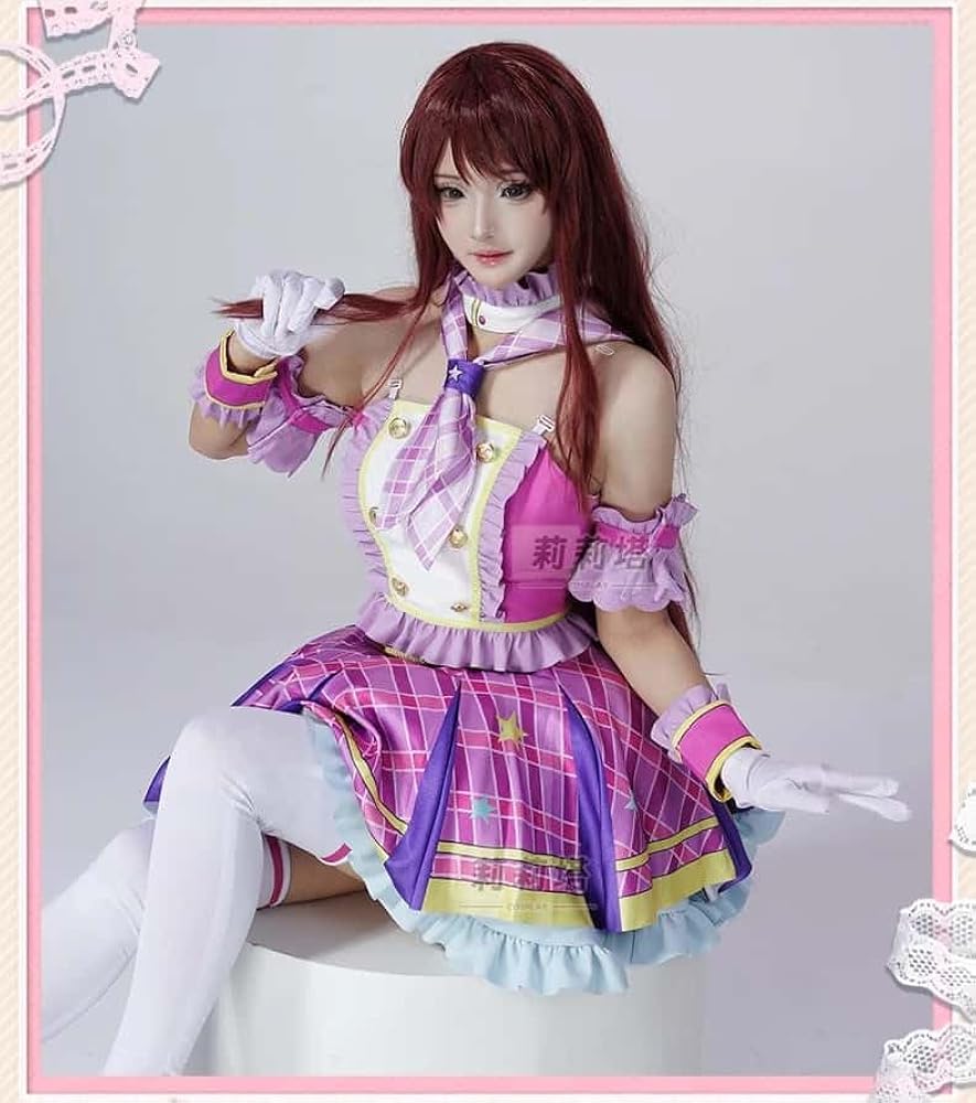Amazon.co.jp: [MYMSHLIME] アイカツ！シリーズ 紫吹 蘭 コスプレ衣装