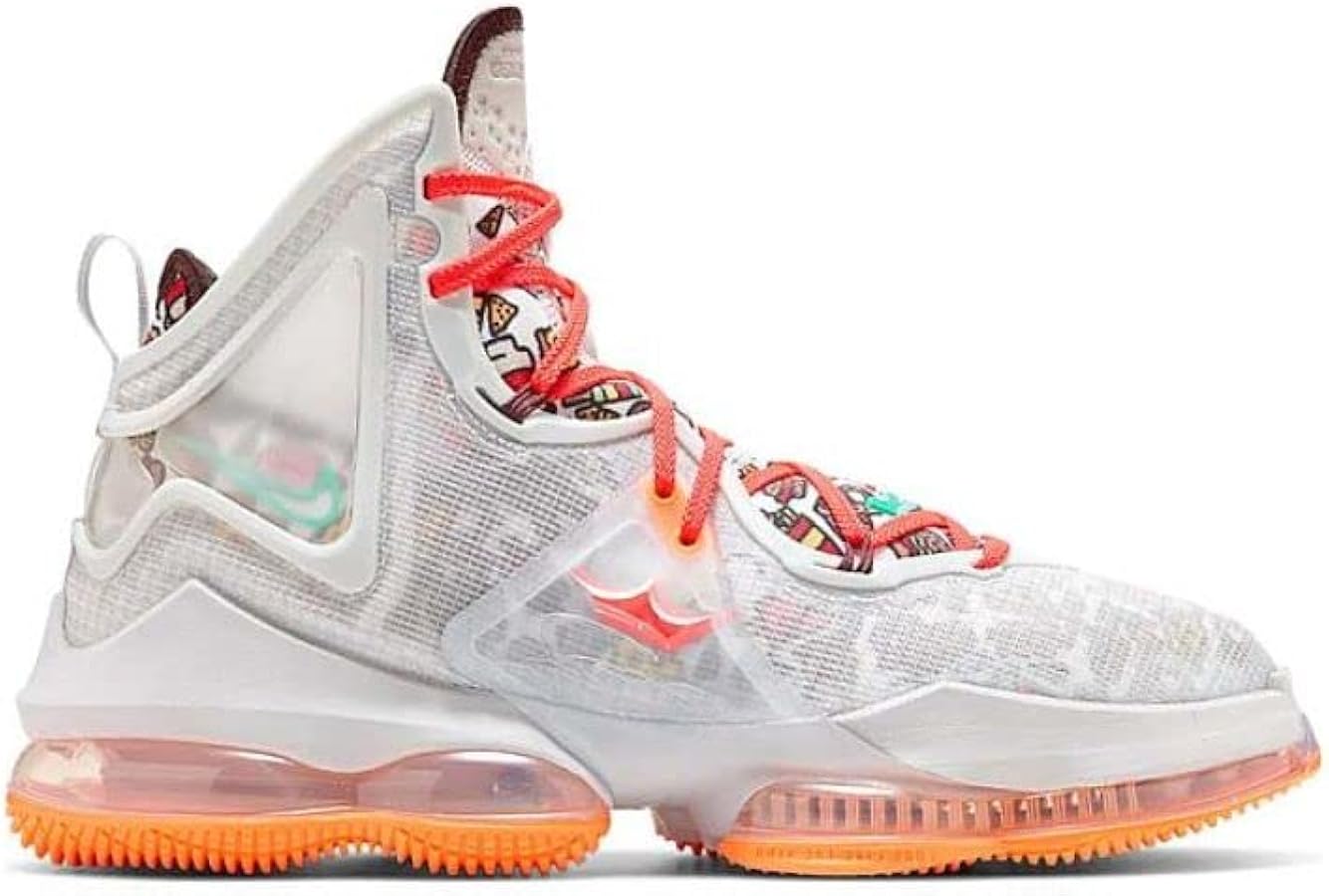 Amazon.com | Nike Mens Lebron 19 DC9339 001 Fast Food - Size 8