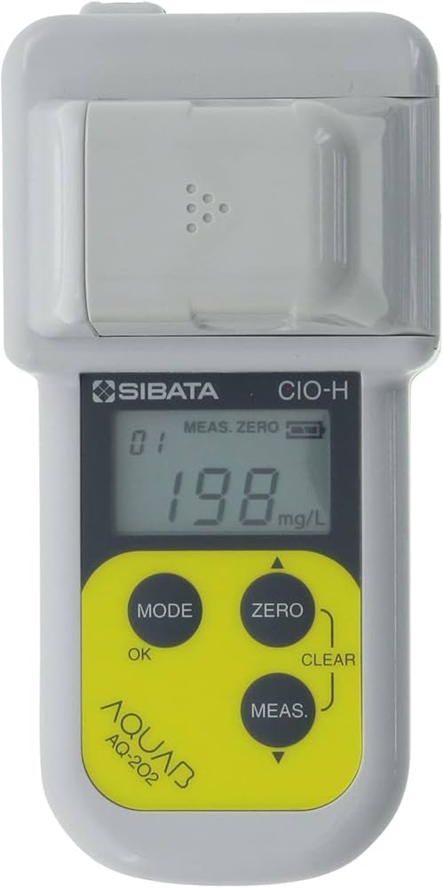 Amazon | 柴田科学 水質計アクアブ AQ-202型 残留塩素高濃度 080560