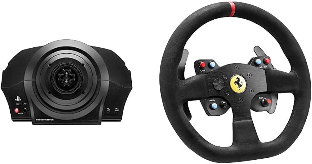 Amazon.com: Thrustmaster T300 Servo Base + Thrustmaster F599XX EVO