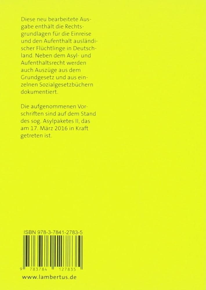 Amazon.co.jp: Fluechtlingsrecht: Textausgaben zum Sozialrecht