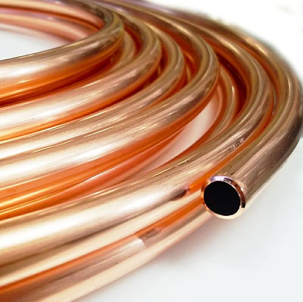 Amazon.co.jp: C1220T-O 銅管軟 外径8mm 肉厚1.2mm 長さ20M コイル 銅