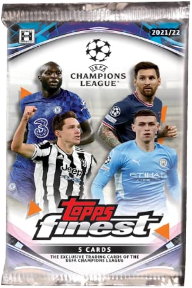 Amazon.com: Topps 2021/22 Finest UEFA Champions League Soccer Box