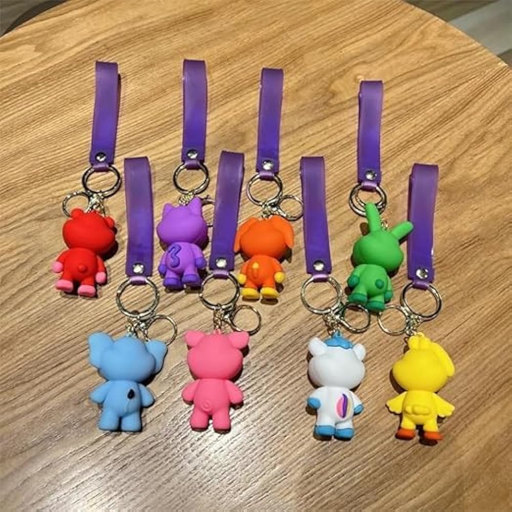 Amazon.co.jp: [CARRYUSNBM] 8PCS キャットナップ キーホルダー