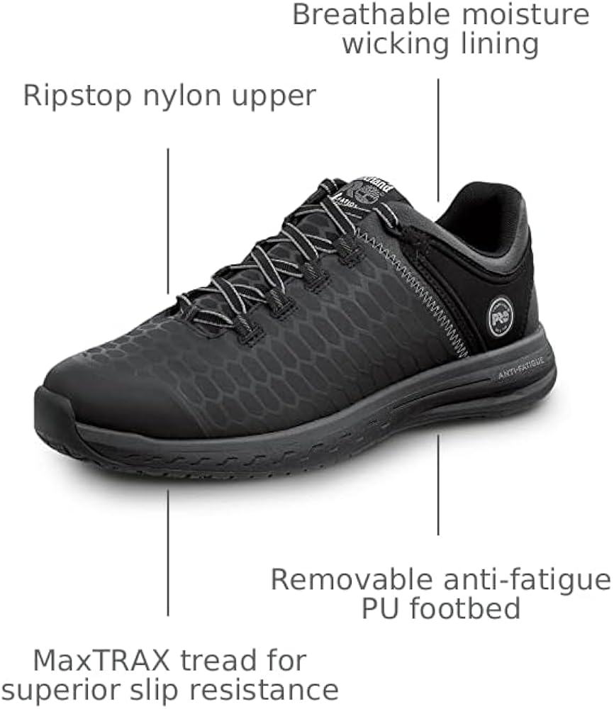 Amazon.com: Timberland PRO Powerdrive, Men's, Black, Soft Toe, EH