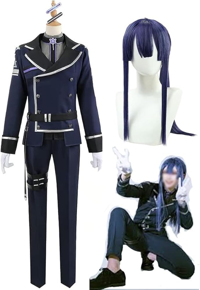 Amazon.co.jp: [楽コス] 長尾景 コスプレ 衣装 ながおけい 制服 VTuber