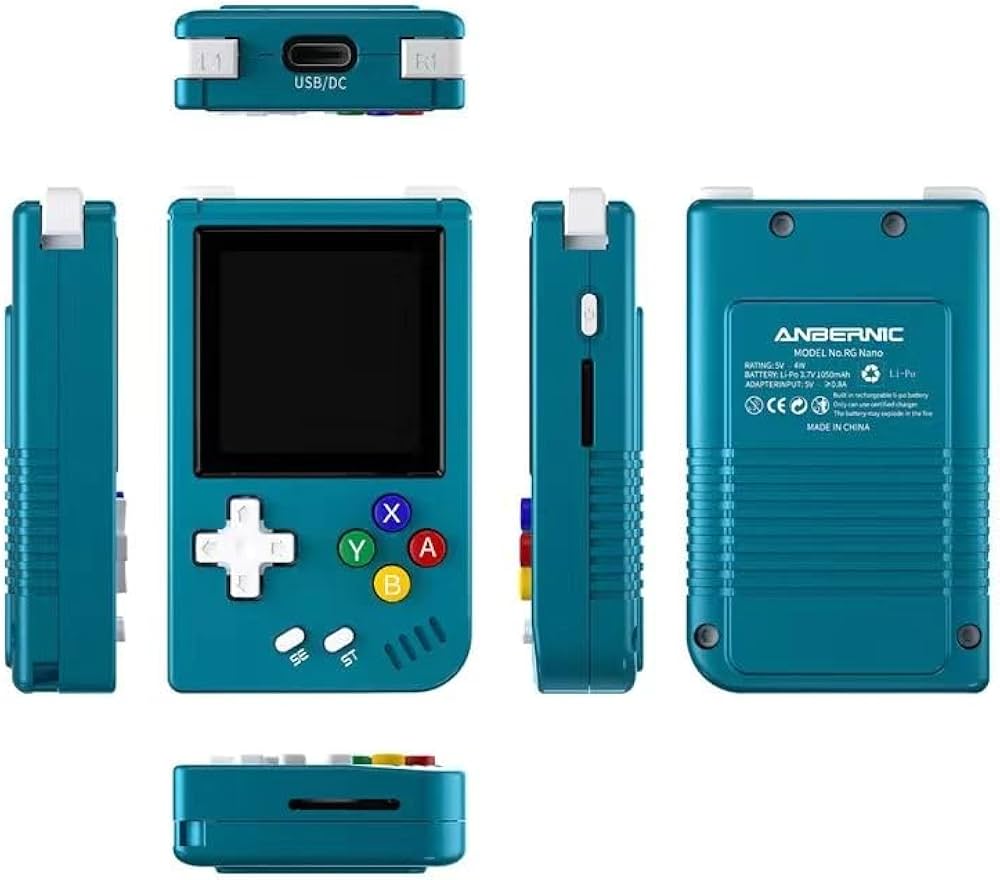 Amazon | Anbernic RG Nano ハンドヘルドゲーム機 ミニゲーム機 1.54