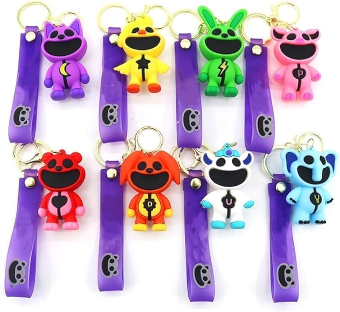 Amazon.co.jp: [CARRYUSNBM] 8PCS キャットナップ キーホルダー