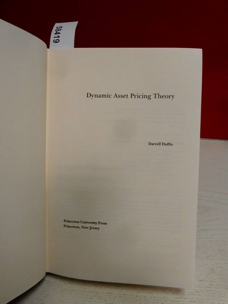 Amazon.com: Dynamic Asset Pricing Theory. Second edition