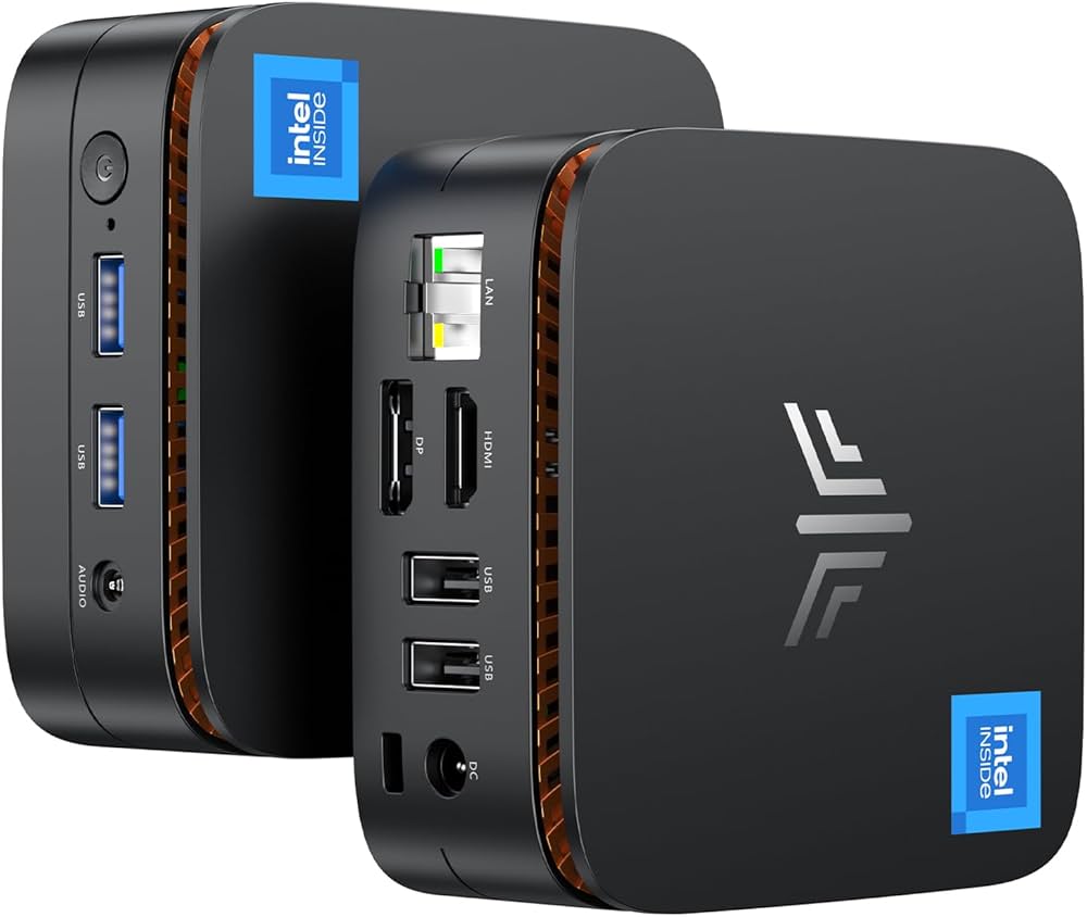 NiPoGi E1 Mini PC Intel Twin Lake N150 Unterstützt W-11 Pro 16 GB