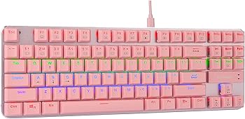 Amazon | e元素 E-Yooso ゲーミングキーボード 有線 87キー 英語配列