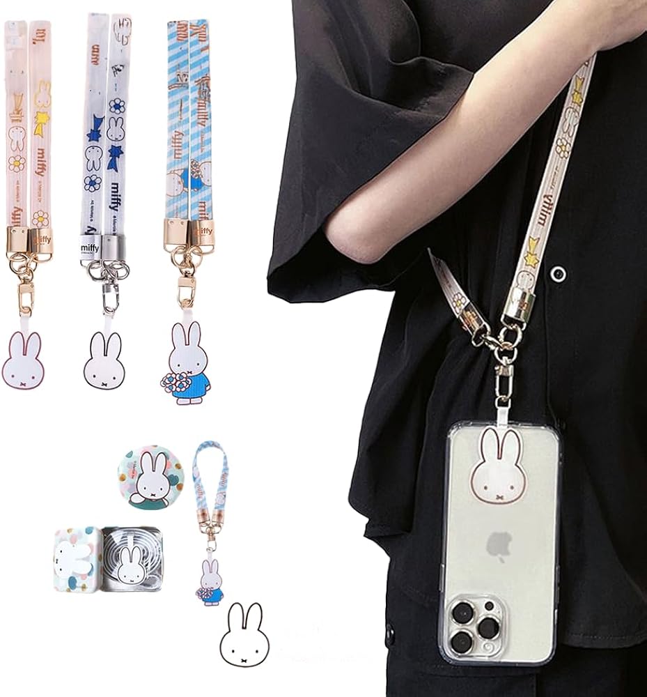 Amazon.co.jp: [TAMBA] ミッフィー スマホショルダー ストラップ