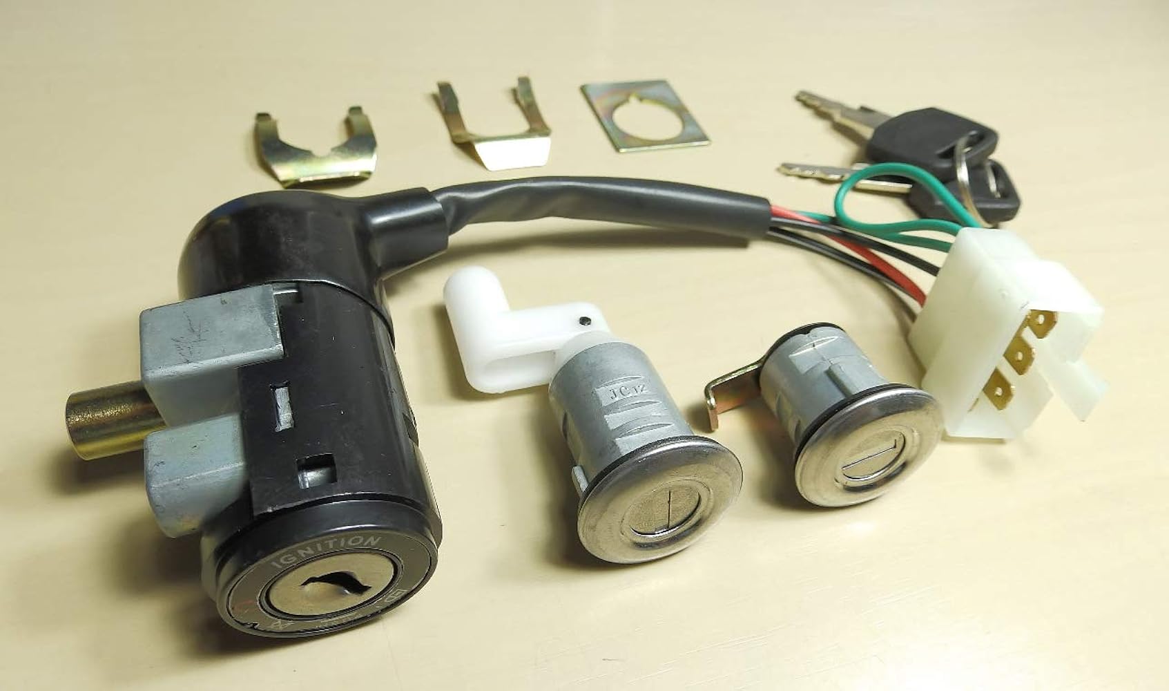 Amazon.co.jp: [DOKiDOKi] キー セット キーシリンダーセット ホンダ