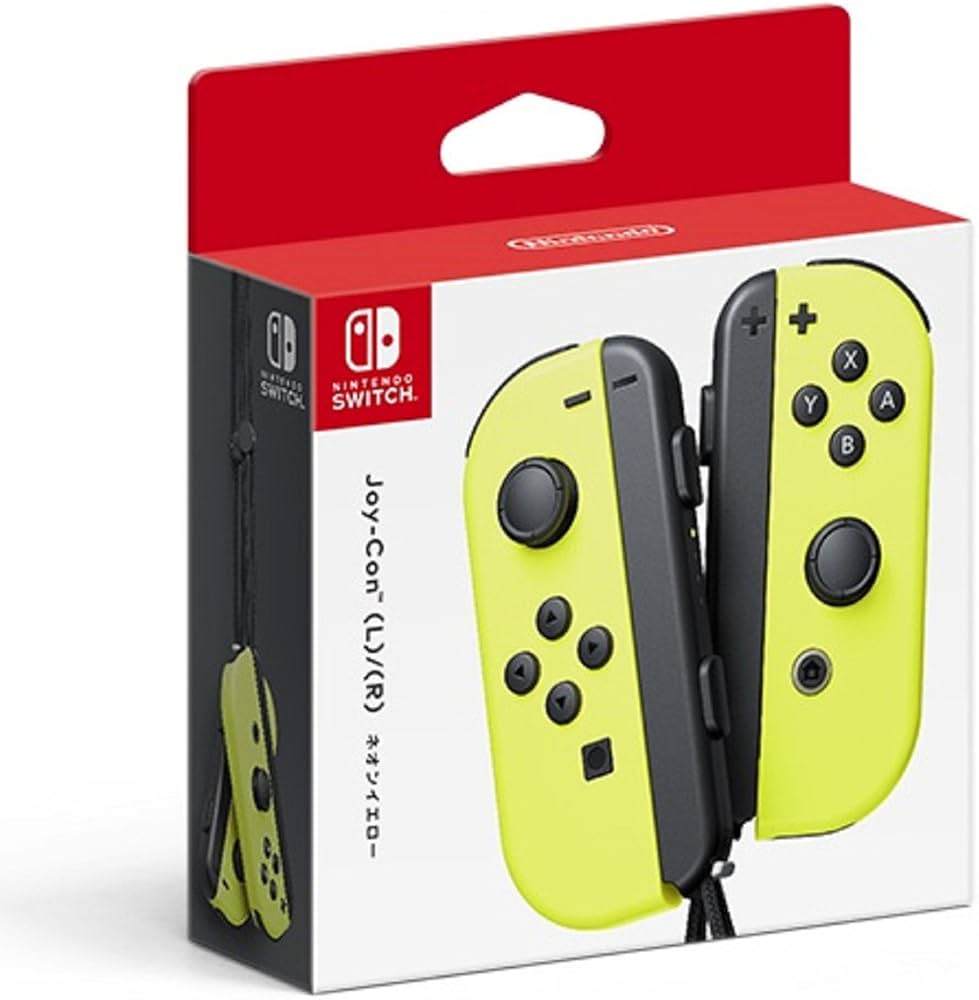 Amazon.co.jp: 【任天堂純正品】Joy-Con (L)/(R) ネオンイエロー : ゲーム