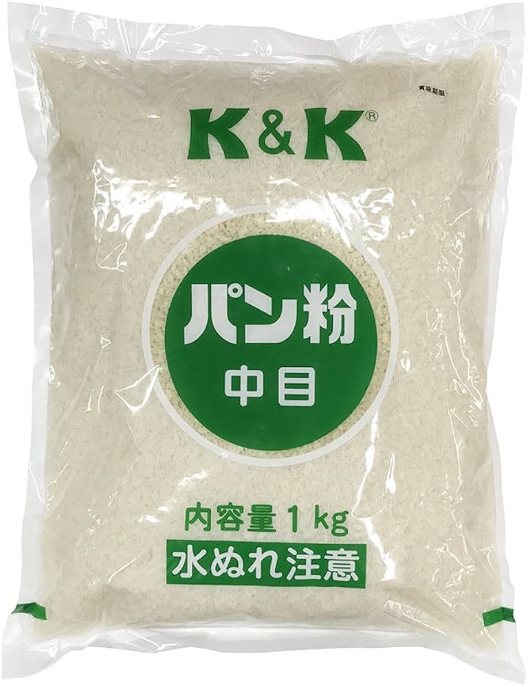 Amazon | K&K パン粉 中目（乾燥パン粉：サクサクドライ） 1kg | 生鮮