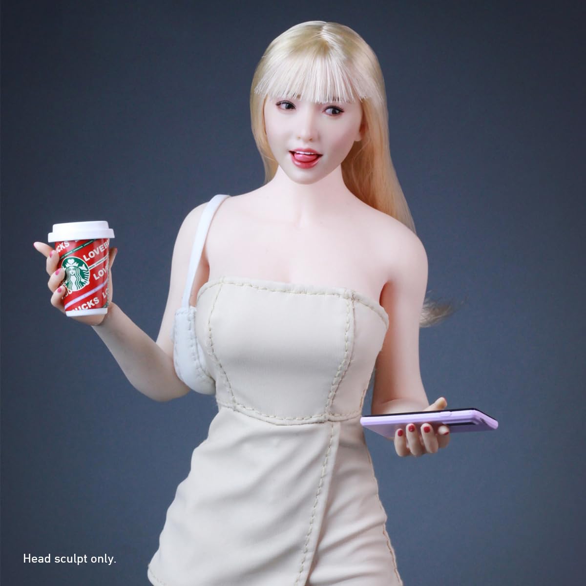 Amazon.co.jp: HiPlay Z6TOYS 1/6 アジアン可動アイ女性ヘッドスカルプ