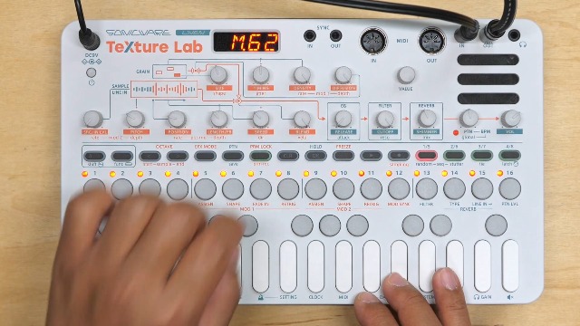 Amazon.com: Sonicware LIVEN Texture Lab [Granular Synthesizer