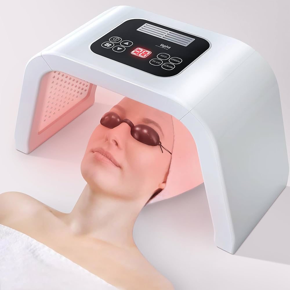 Amazon.com : Fxtiaa LED-Face-Light-Therapy, 7 in 1 Color LED Face