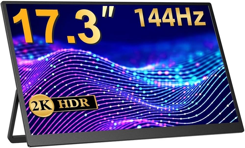 Amazon.co.jp: EVICIV Mobile Monitor 17.3-inch 2K 144Hz Portable