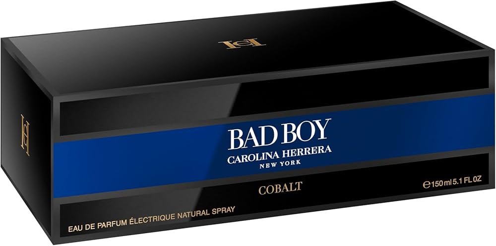 Carolina Herrera Bad Boy Cobalt Eau De Parfum Spray for Men 5.1 Oz