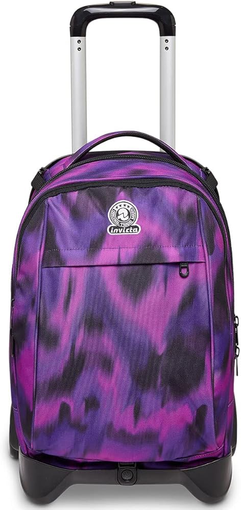 Invicta Trolley Scuola Sganciabile New Tech, Viola, Space Pink