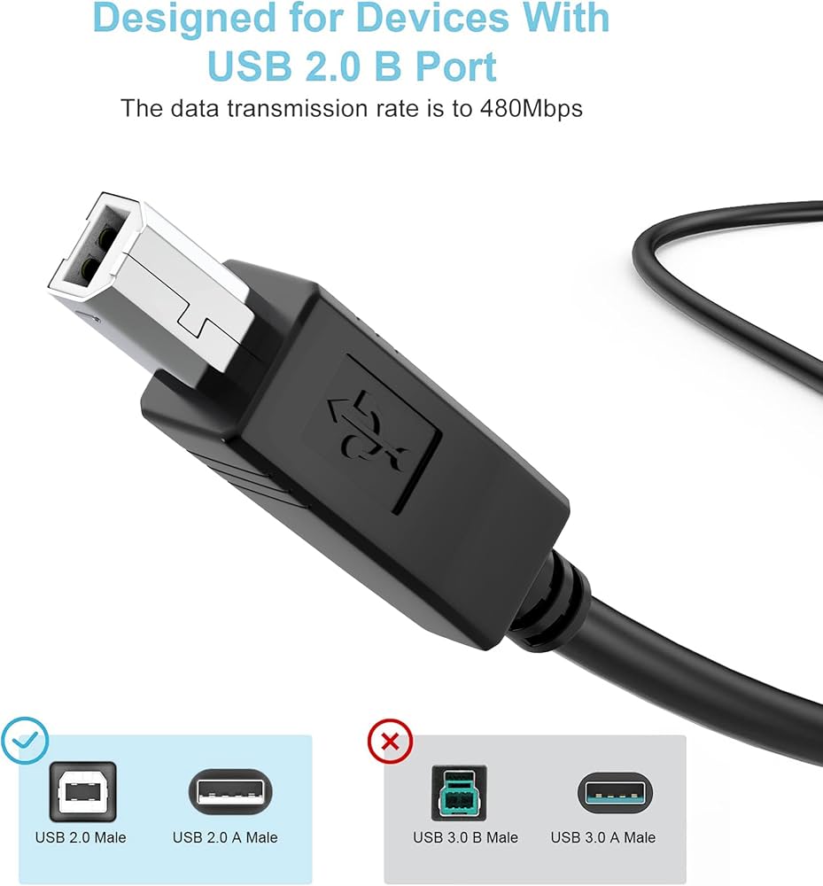 Amazon.com: SLLEA 3.3ft USB Cable Cord for Pioneer DDJ-SX DDJSX